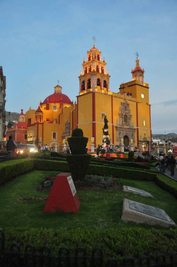 A Catedral de Guanajuato, no México